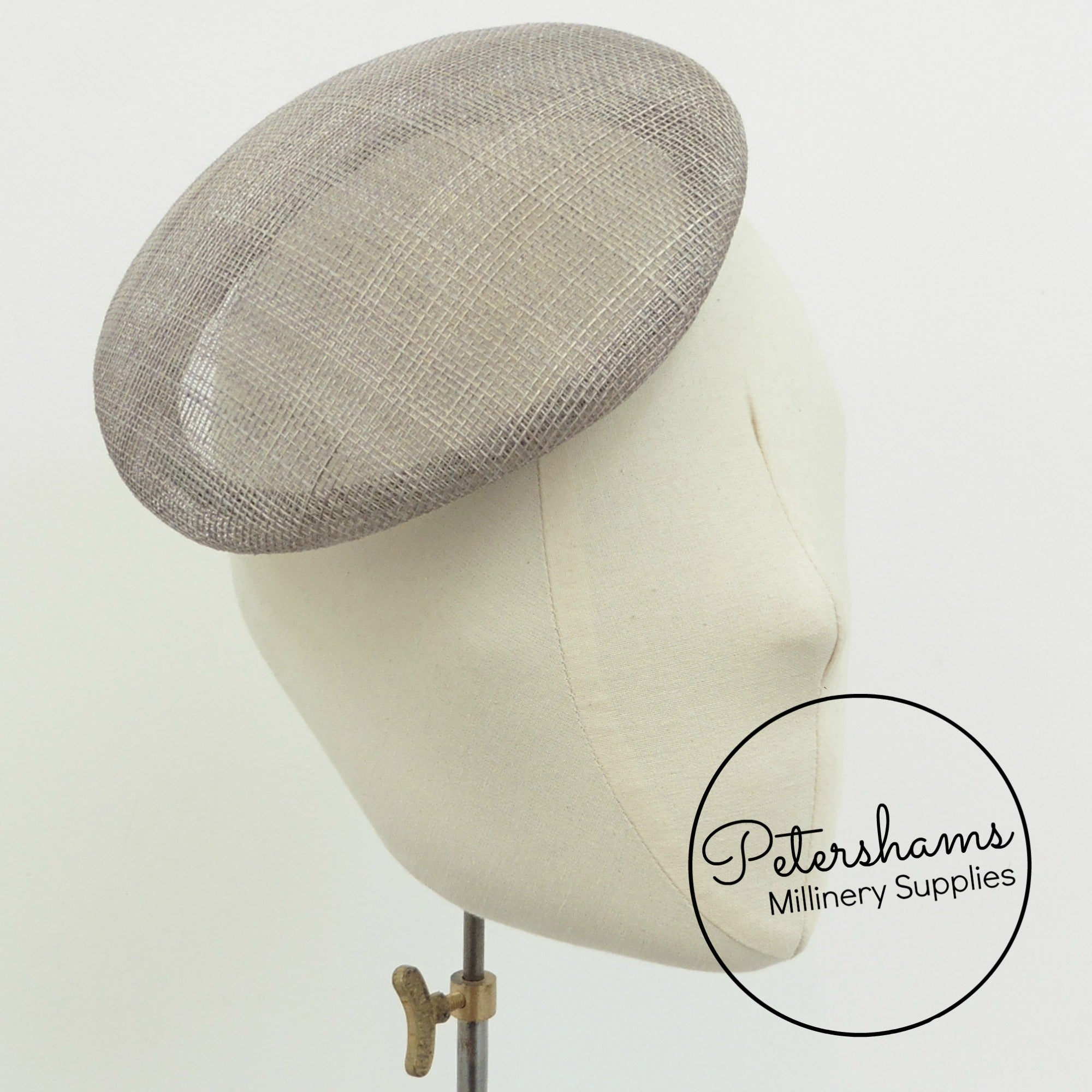 10.5cm Round Sinamay Fascinator Hat Base for Millinery & Hat Making -  Cerise