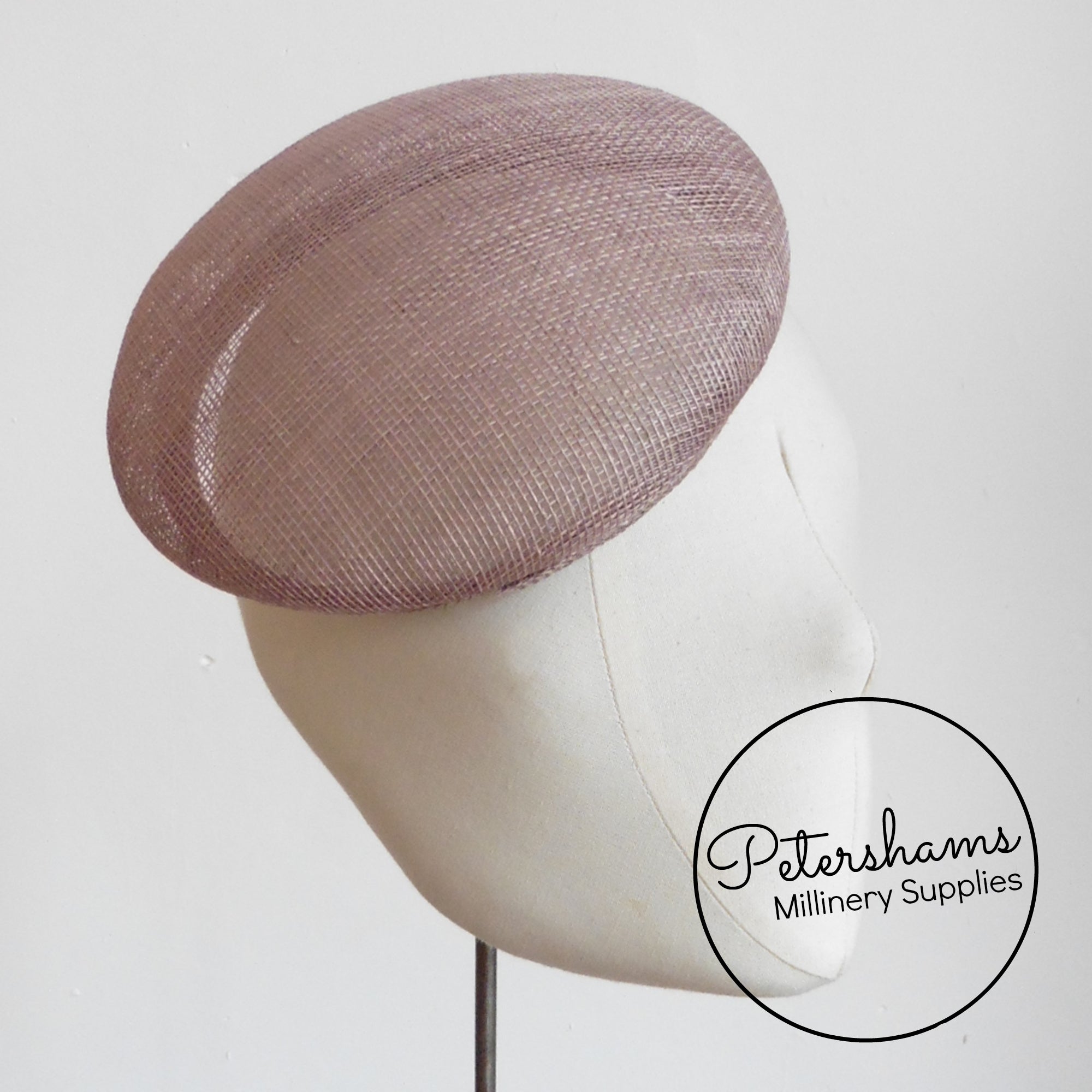 17cm Sinamay Button Fascinator Base – Petershams Millinery Supplies