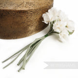 'Carla' Small Silk Vintage Hydrangea Millinery Flower Mount