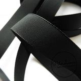20mm Black Luxurious Single Sided Satin Ribbon