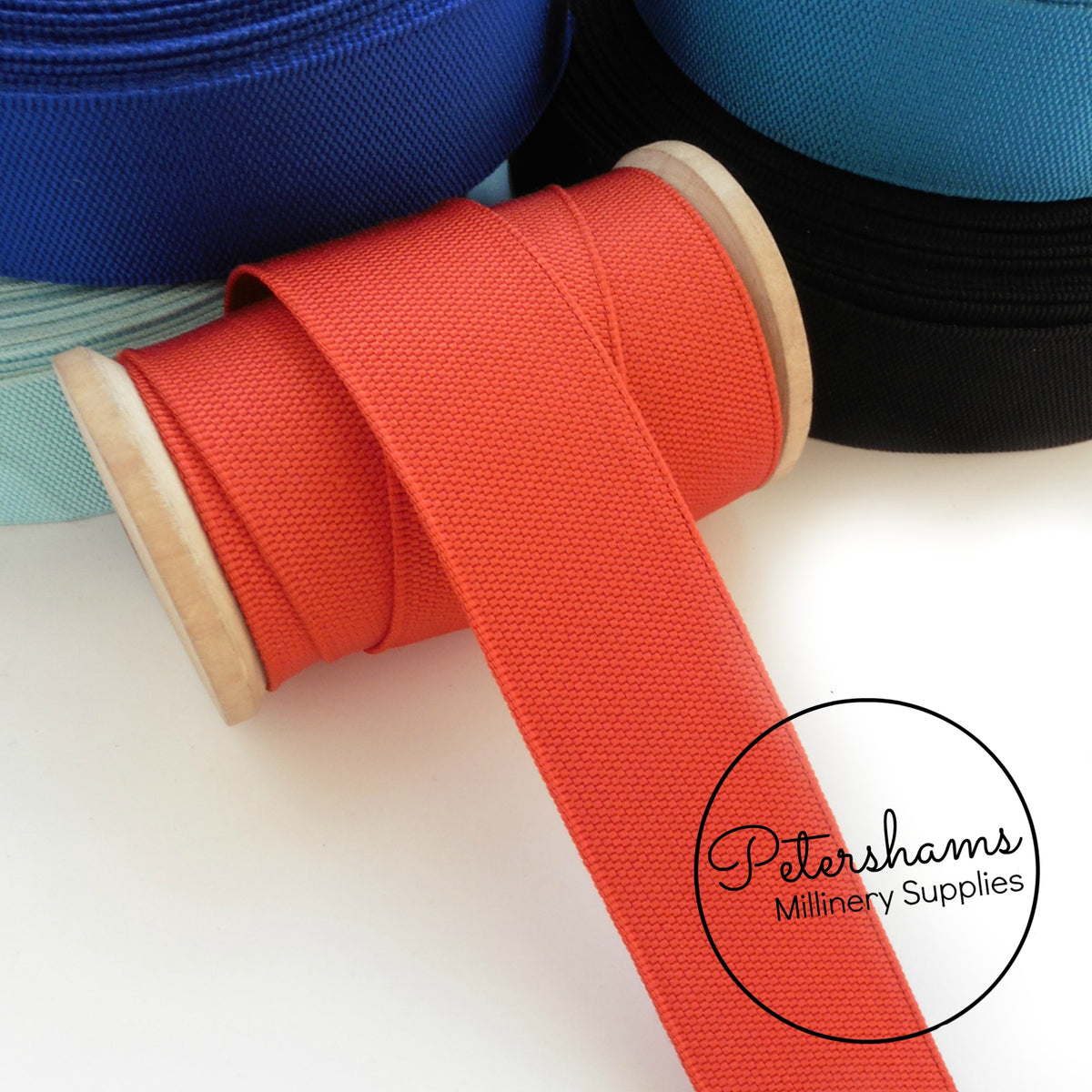 32mm Vintage Woven Belting Ribbon -1m – Petershams Millinery Supplies
