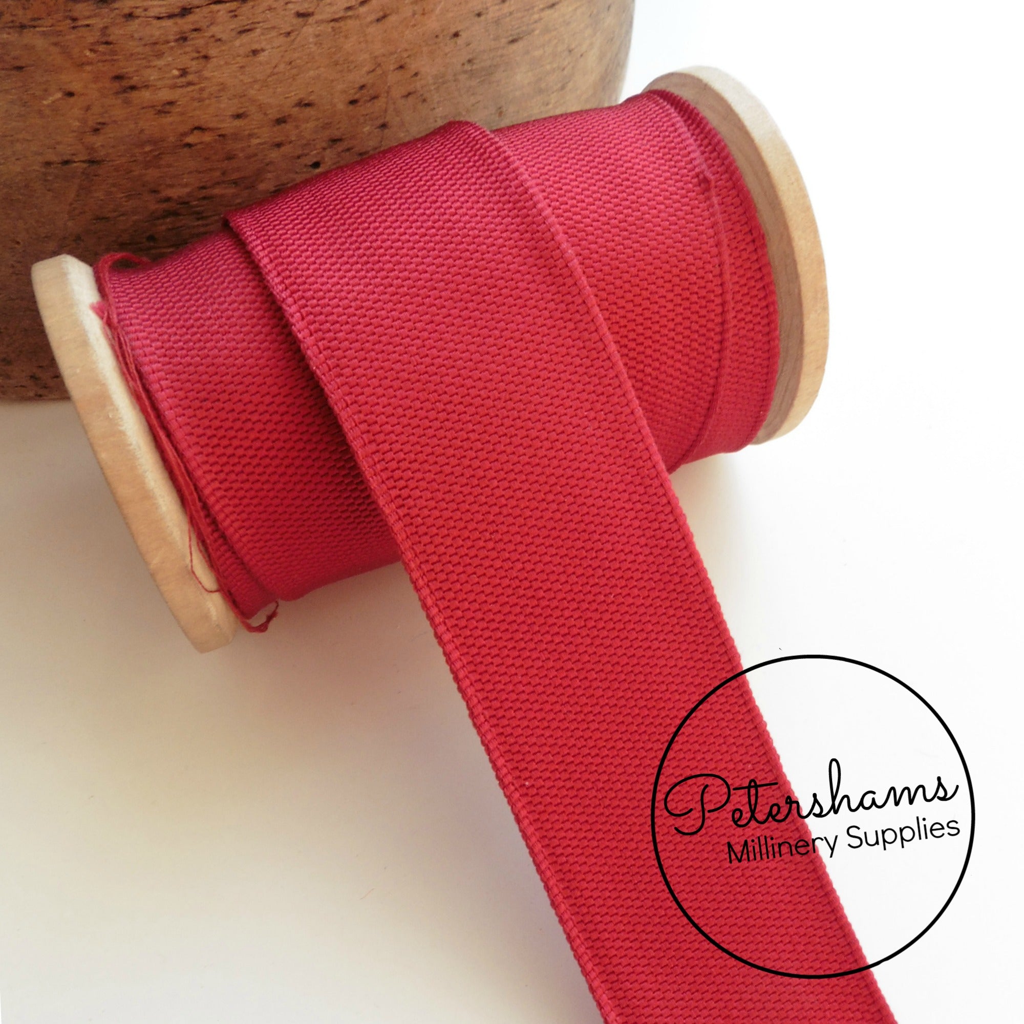 32mm Vintage Woven Belting Ribbon -1m – Petershams Millinery Supplies