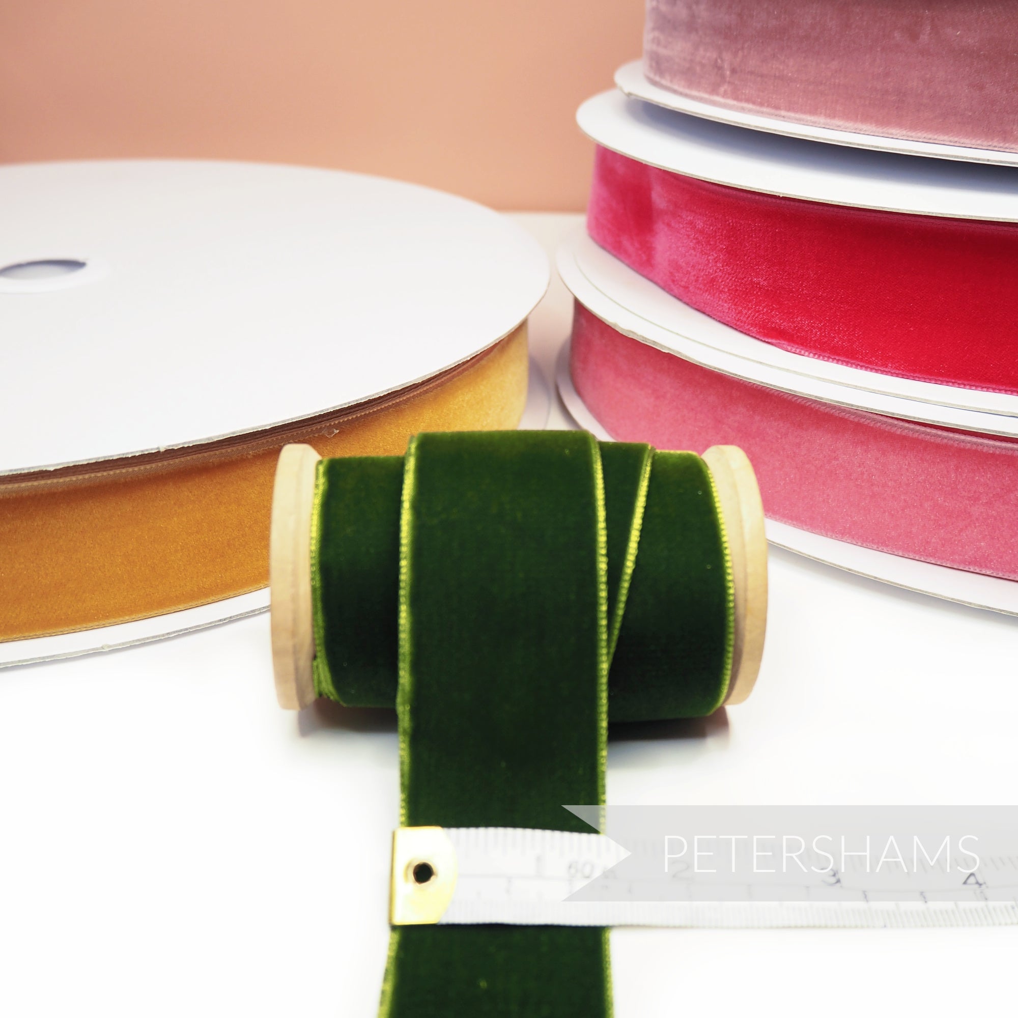36mm French Velvet Ribbon - 1m – Petershams Millinery Supplies
