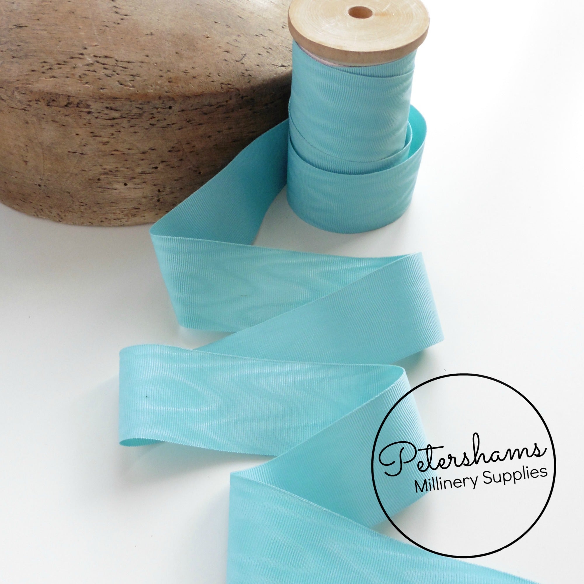 38mm Wide Moire Grosgrain Ribbon - 1m – Petershams Millinery Supplies