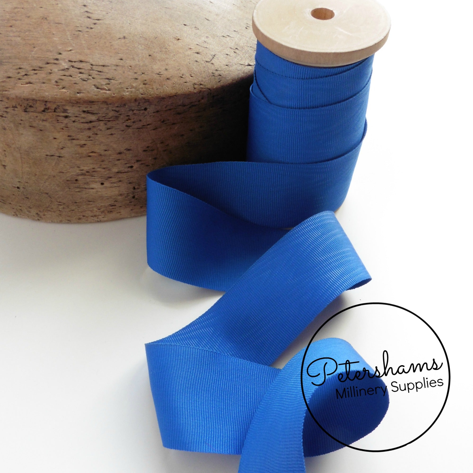 38mm Wide Moire Grosgrain Ribbon - 1m – Petershams Millinery Supplies