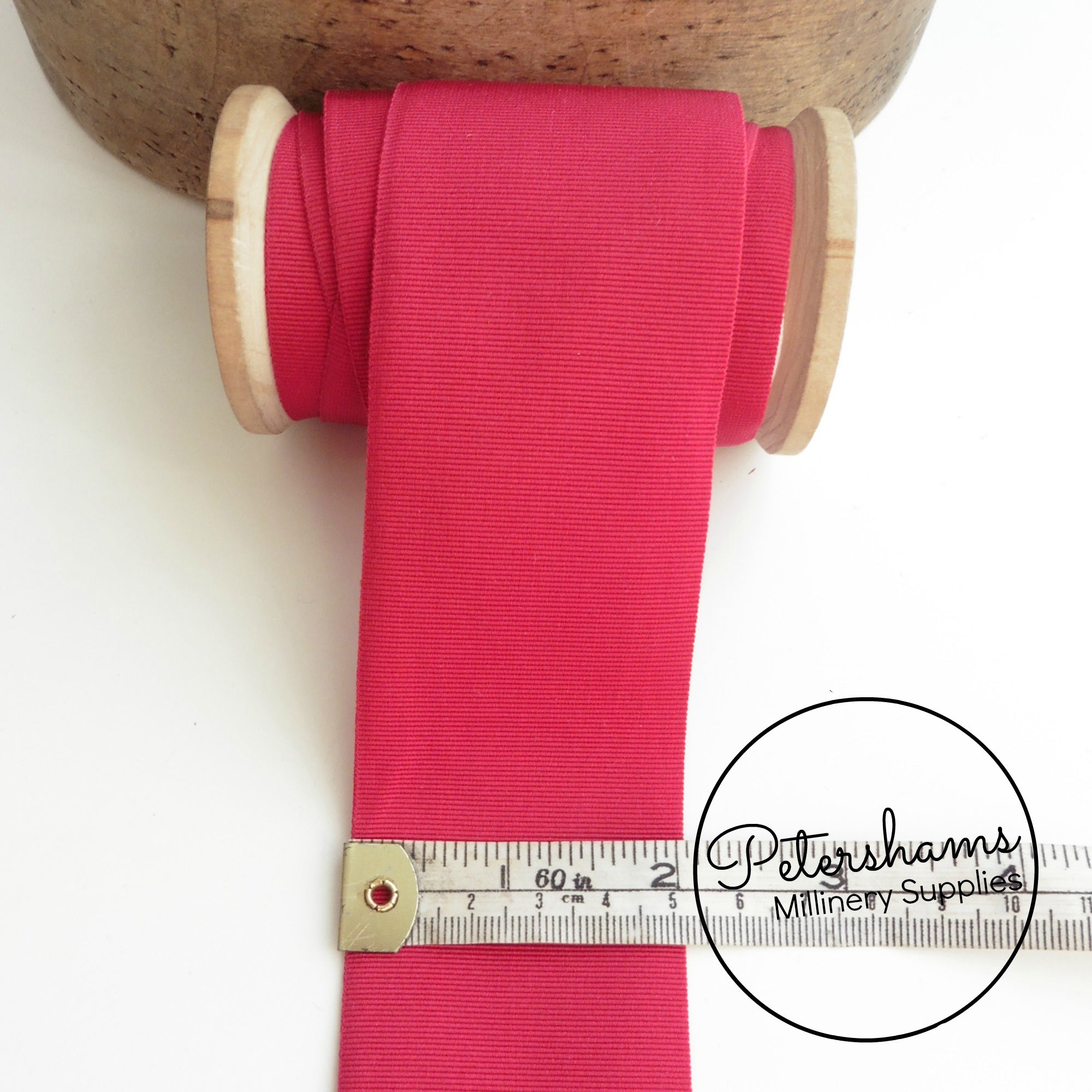 50mm Wide Grosgrain Ribbon - 1m – Petershams Millinery Supplies