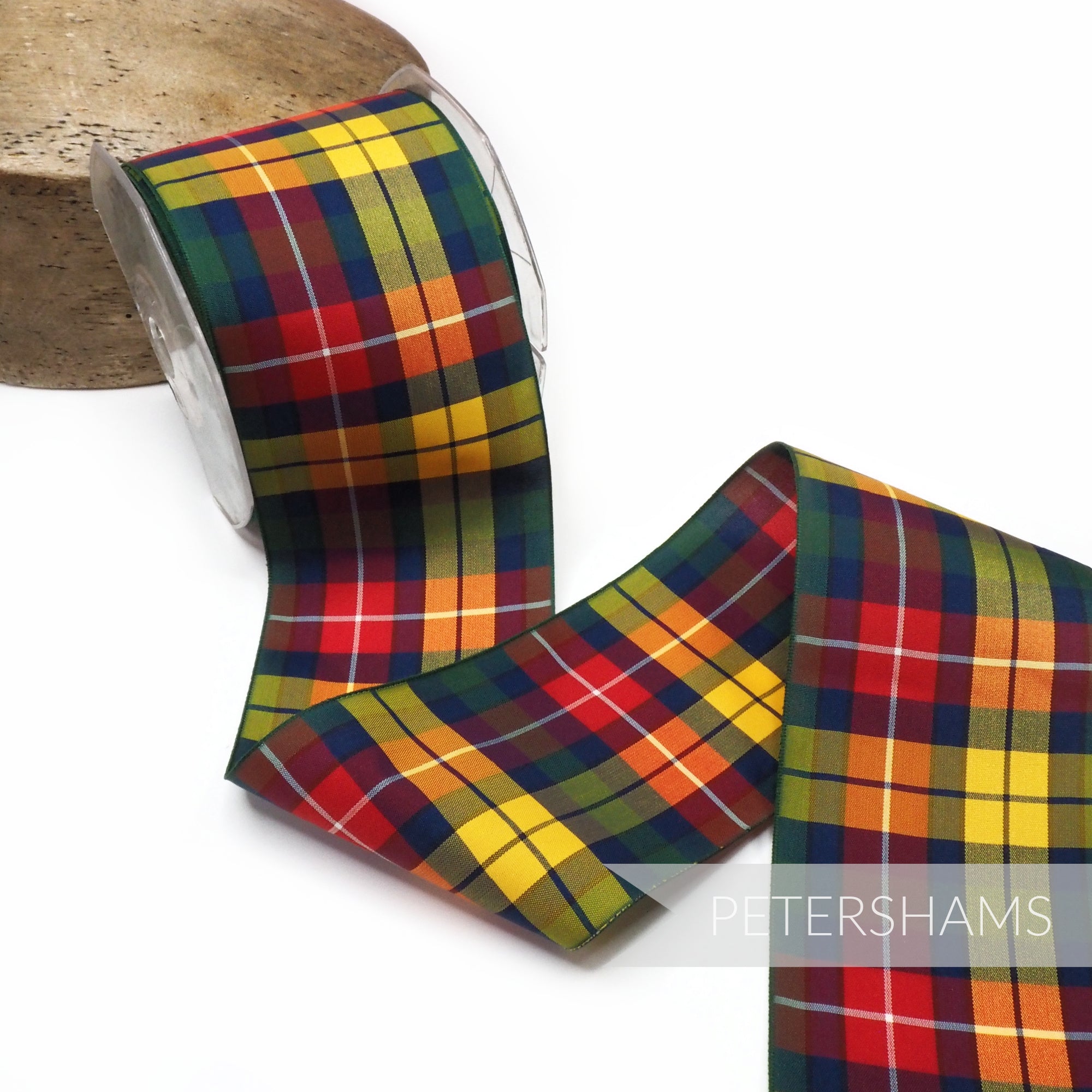 Acottish Ribbon 75mm Vintage Berisfords Scottish Tartan Woven Edge Ribbon – Petershams ...
