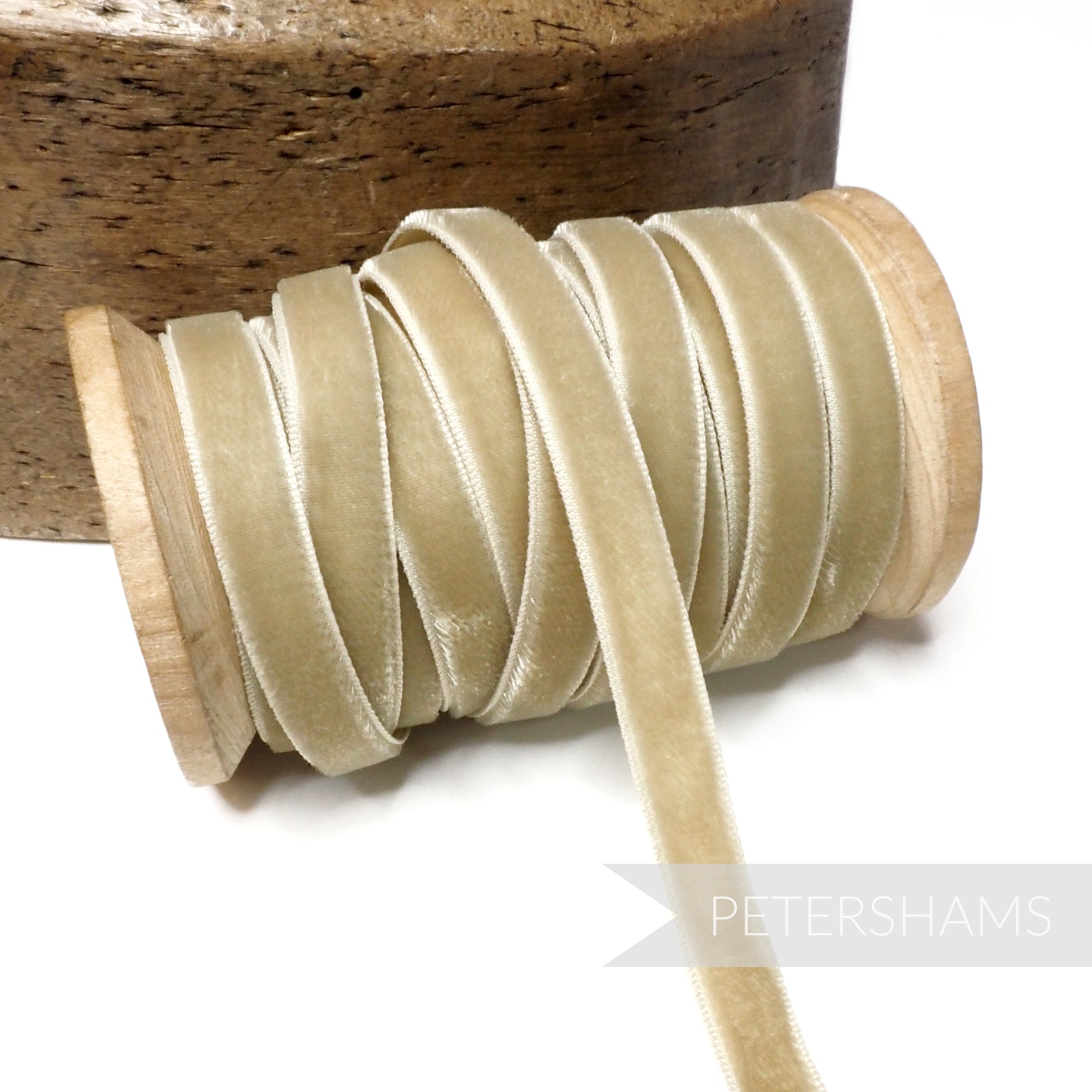9mm Vintage Velvet Ribbon (Various Makes) - 1m – Petershams Millinery ...