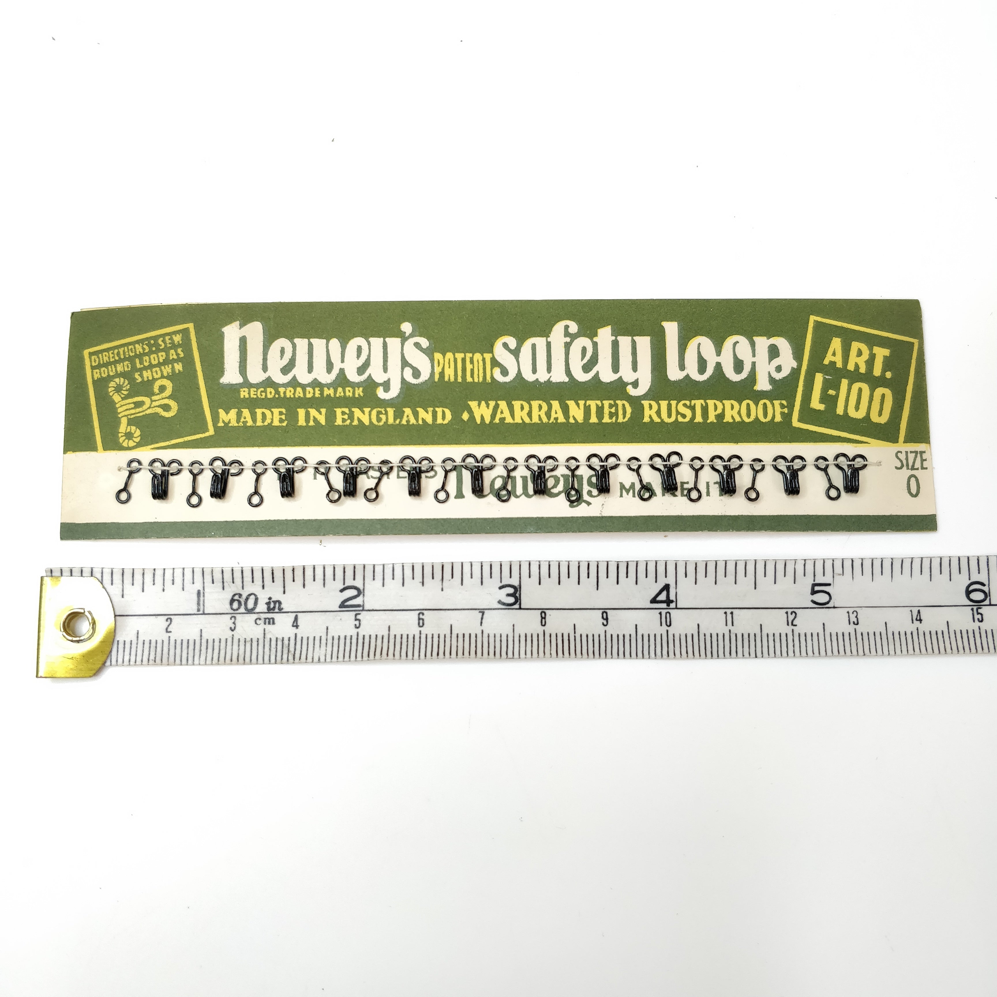 Newey's Safety Loop Hook & Bars - Size 0