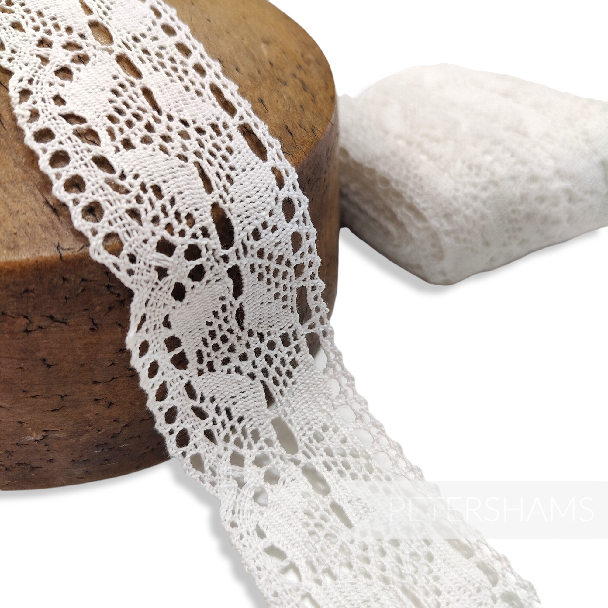 Wide cotton discount lace