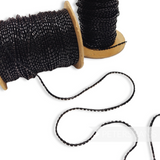 Vintage 2mm French 1940/50s Tube Bead Chain - 1m