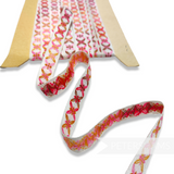 Vintage 16mm Cotton Ombre Embroidered Ribbon - 1m