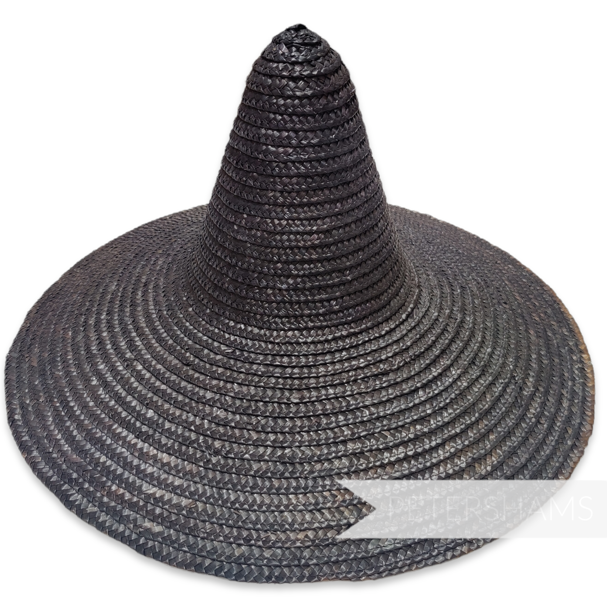 Vintage 1980's Swiss Straw Witches Hat Base Capeline Form