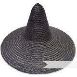 Vintage 1980's Swiss Straw Witches Hat Base Capeline Form