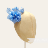 'Scout' Petite Silk Blossom Spray Mount with Mini Forget-Me-Nots