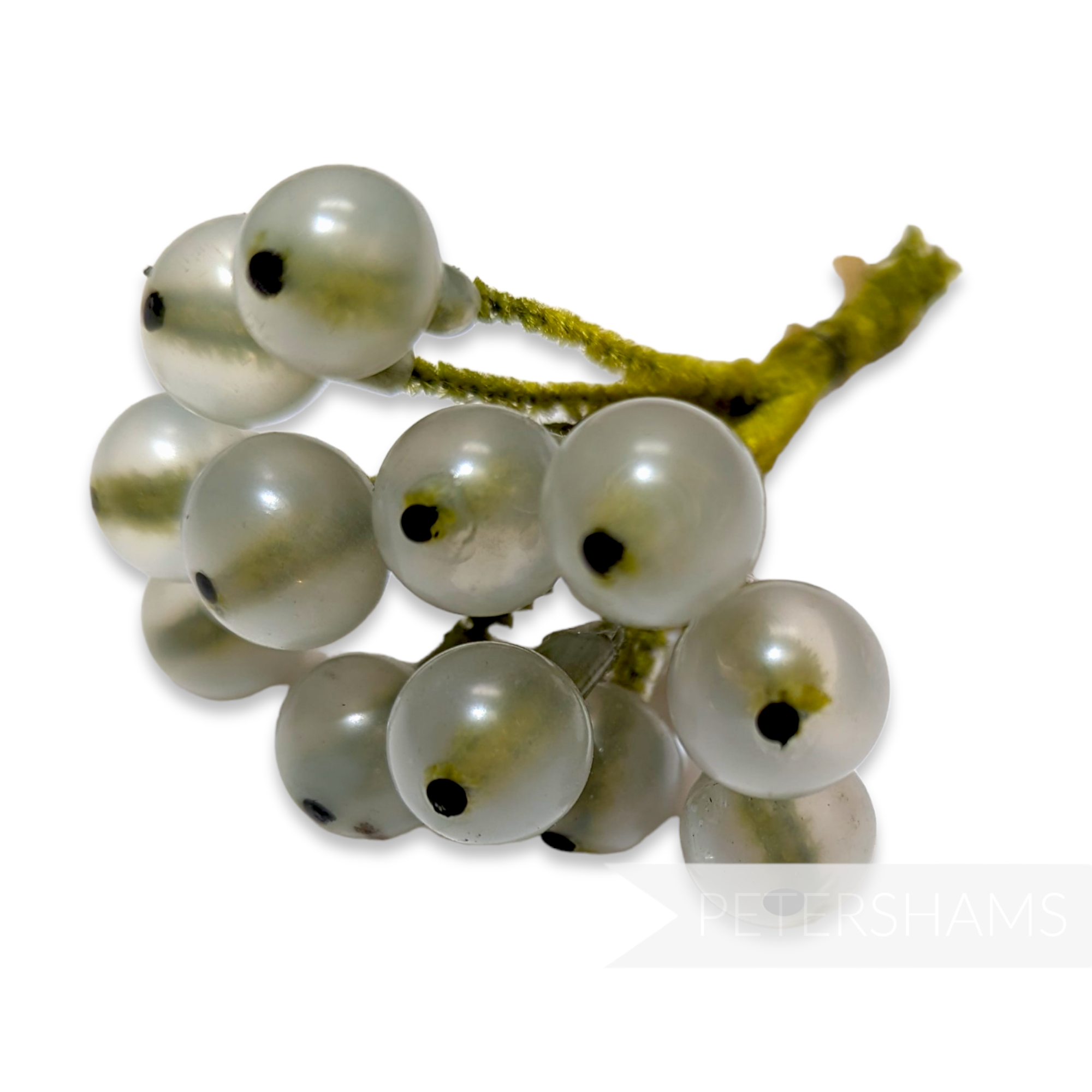 Patsy Sham 'Patsy' Vintage Japanese Dotted Glass Pips on Chenille Stems - 12 stem ...