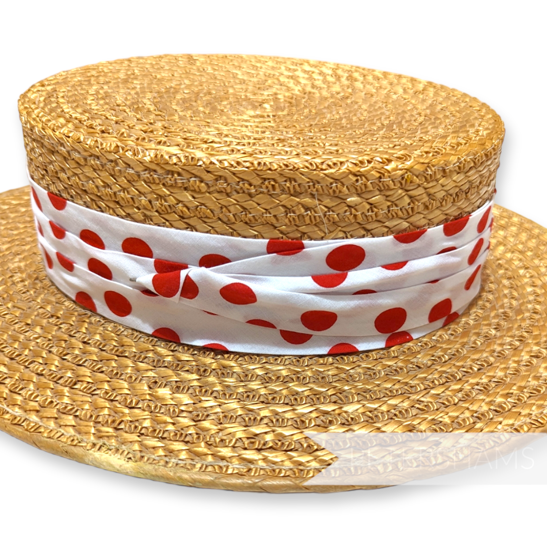 Cotton Fabric Wrap Around Puggaree Ribbon Hat Band Petershams