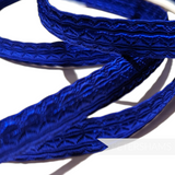 12mm Brocade Style Geometric Design Embroidered Ribbon Trim - 1m