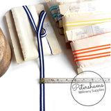 Vintage 12mm Stripe Polyamide Soft Tape Trim - Full Card (25m)