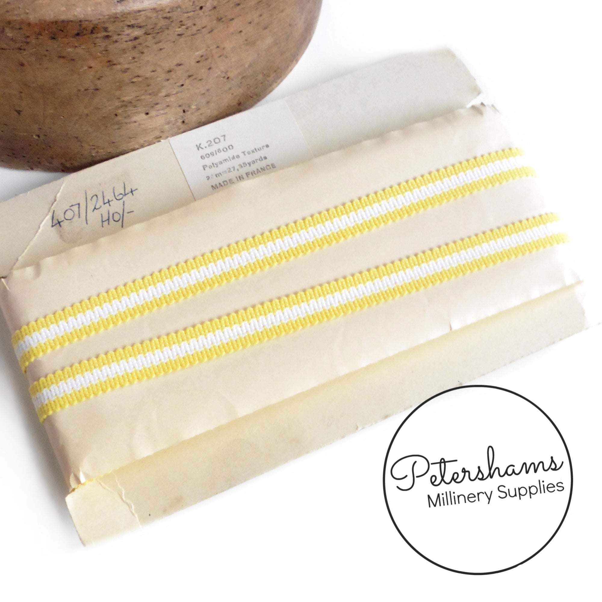 Vintage 12mm Stripe Polyamide Soft Tape Trim - Full Card (25m)