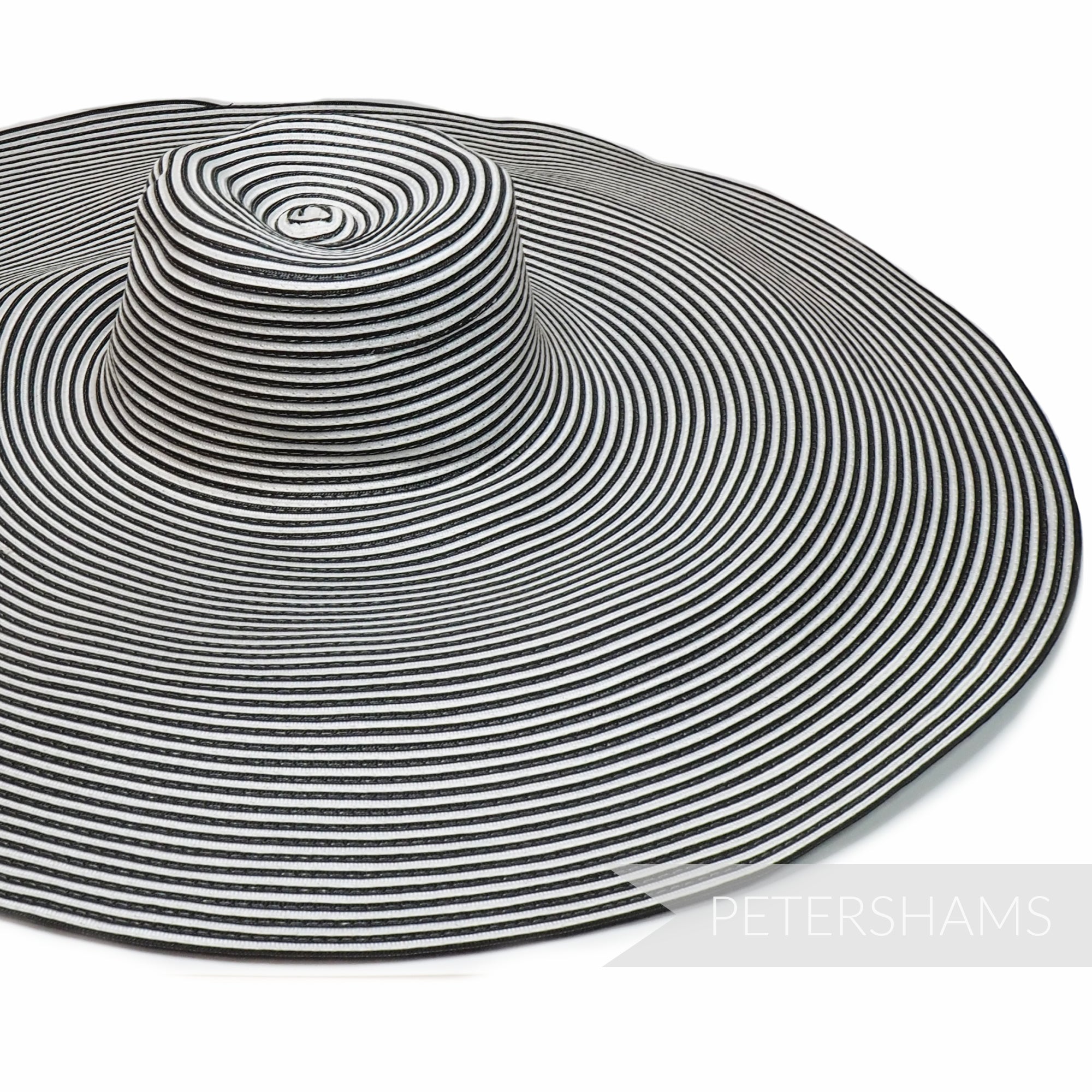 Ginormous XL Striped Polybraid Capeline Hat Body - 15"