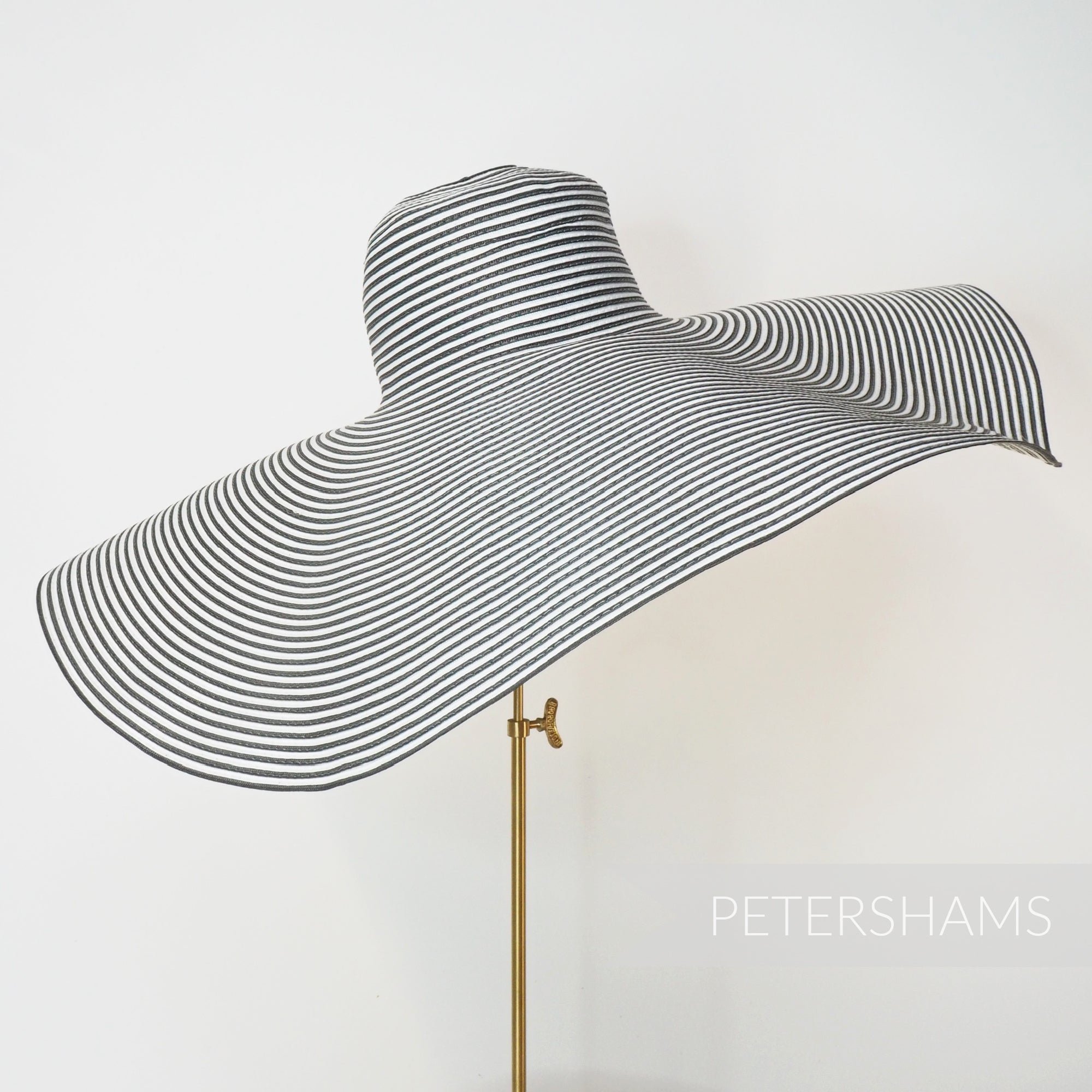 Ginormous XL Striped Polybraid Capeline Hat Body - 15"