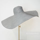 Ginormous XL Striped Polybraid Capeline Hat Body - 15"
