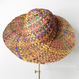 Fiesta Rainbow Dark Straw Capeline Hat Body - 11"