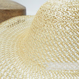 Natural Strip Straw & Twisted Paper Cord Capeline Hat Body - 11"