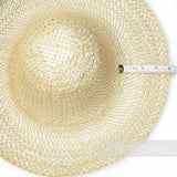 Natural Strip Straw & Twisted Paper Cord Capeline Hat Body - 11"