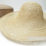Natural Strip Straw & Twisted Paper Cord Capeline Hat Body - 11"