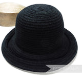 Black Vintage 90's Fuzzy Chenille Domed Crown Hat Form