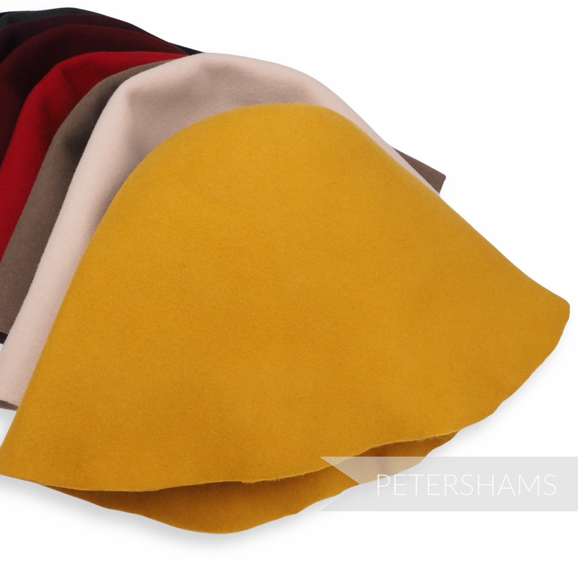 Basketweave Printed Fur Felt Cone Hood Hat Body for Millinery & Hat Making