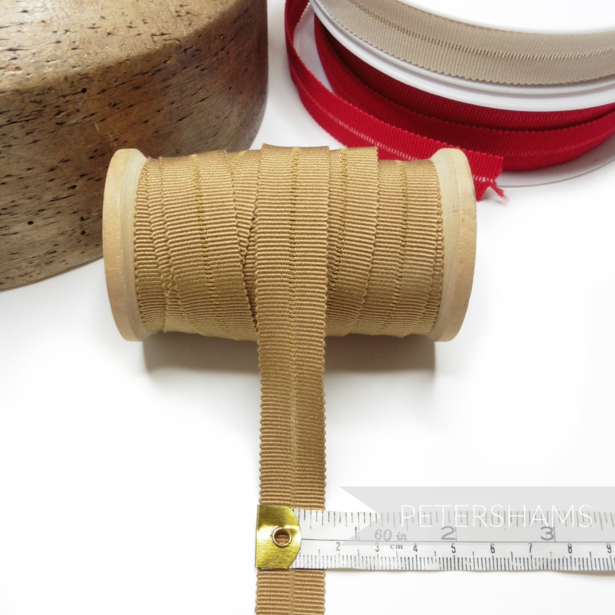 18mm Fold-Over Cotton Millinery Petersham Hat Ribbon - 1m – Petershams ...