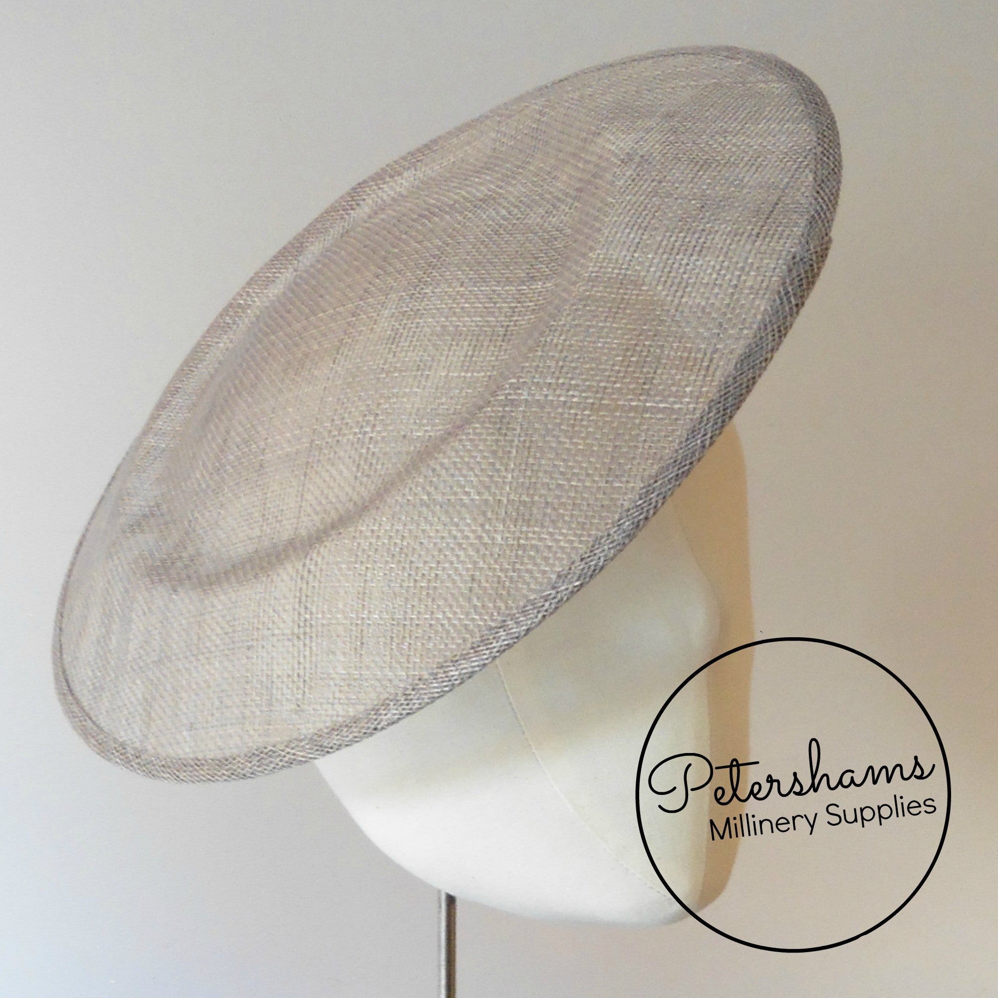 Extra Large 29cm Round Saucer Sinamay Fascinator Hat Base – Petershams ...