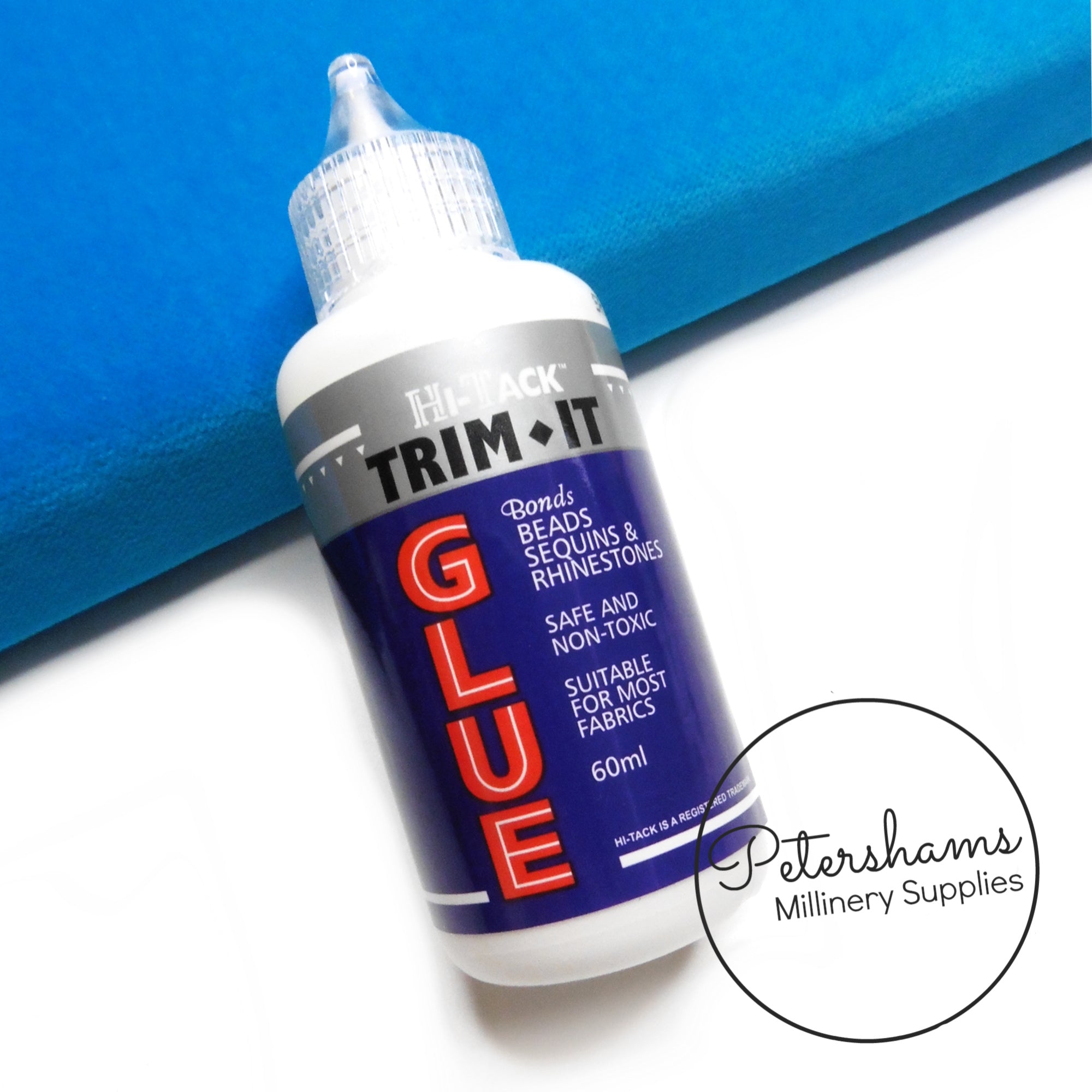 TrimIt HiTack Glue for Beads, Sequins & Diamante 60ml Petershams