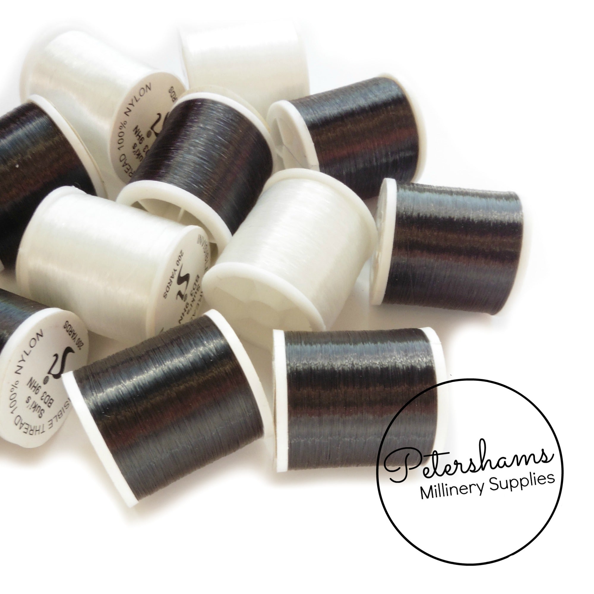 Invisible Nylon Sewing Thread - 200 yard Spool – Petershams Millinery ...