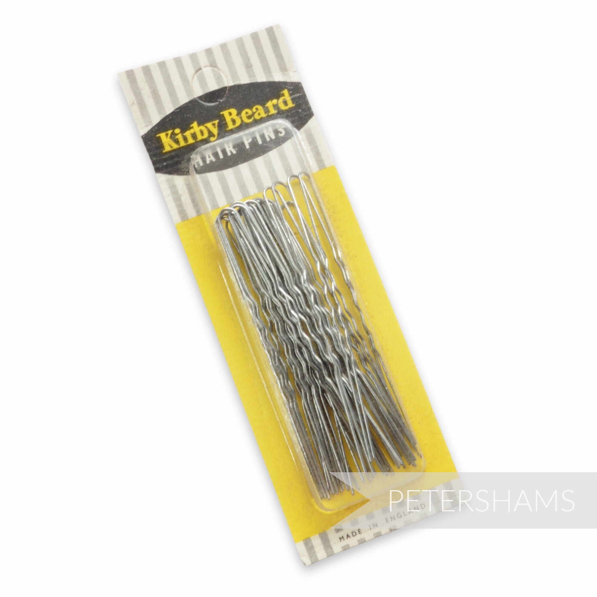 Vintage 1960/70s Silver Kirby Beard Pins 5cm - Pack of 20