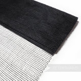 Petershams Millinery Supplies black square grid woven sinamay abaca fabric for hat making