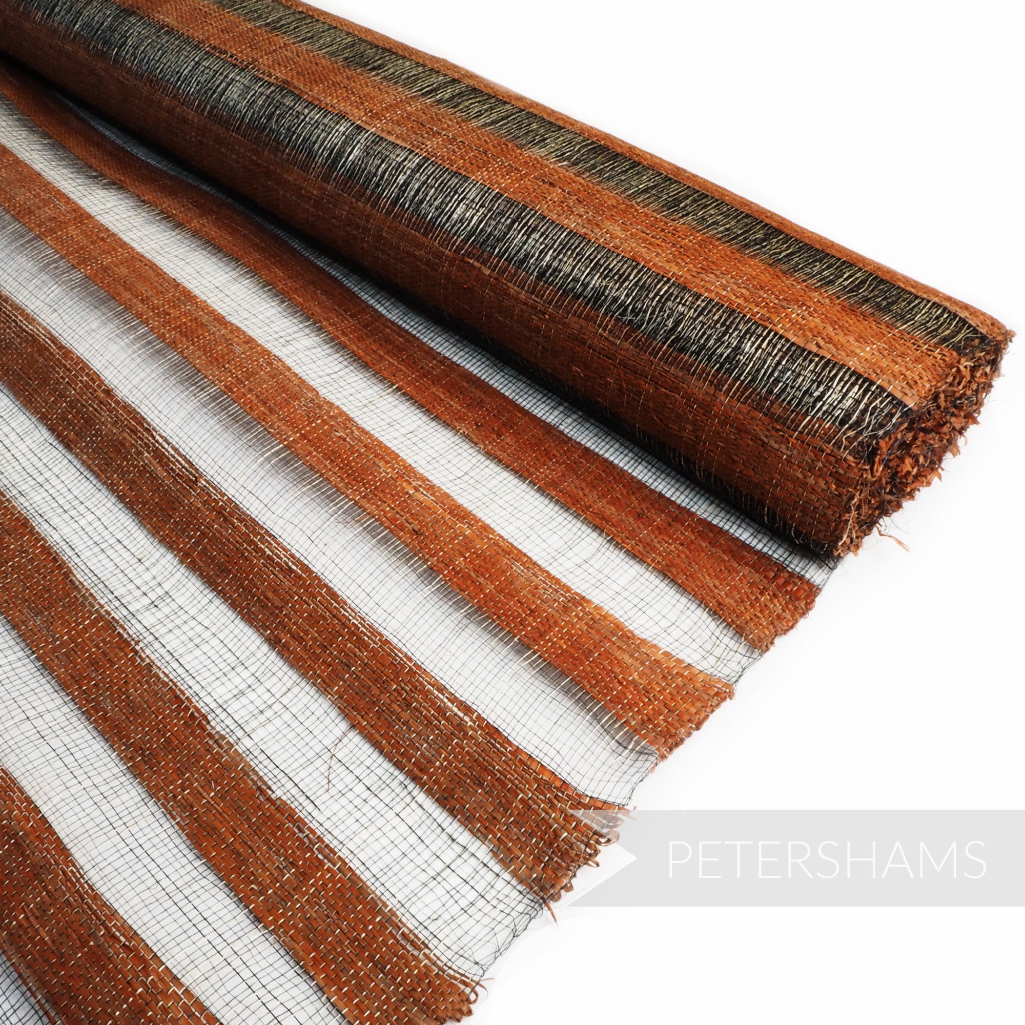 Cotton Thread Raff Raffia & Thread Striped Sinamay Fabric - 1/2m – Petershams Millinery ...