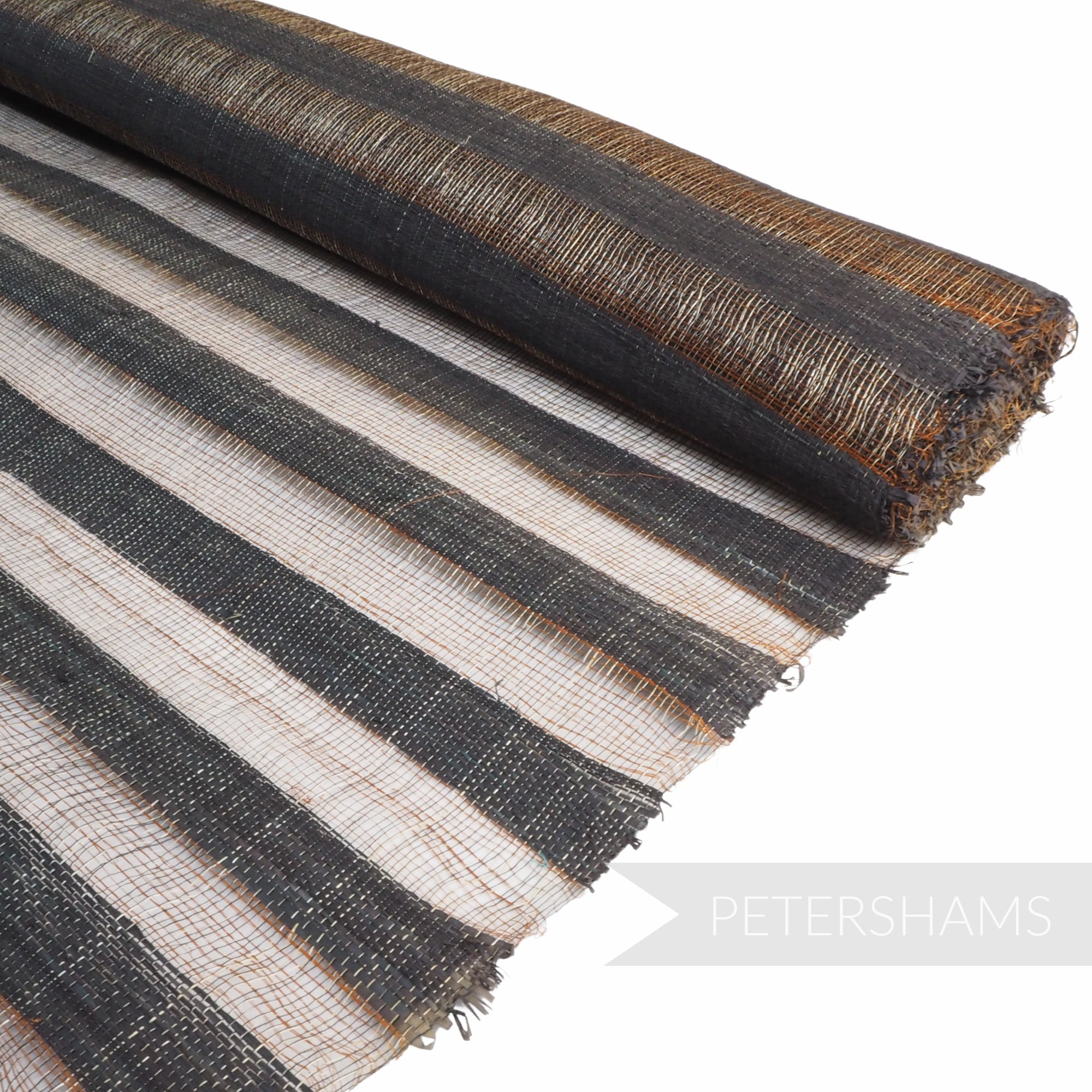 Thread Stripe Raffia & Thread Striped Sinamay Fabric - 1/2m – Petershams Millinery ...