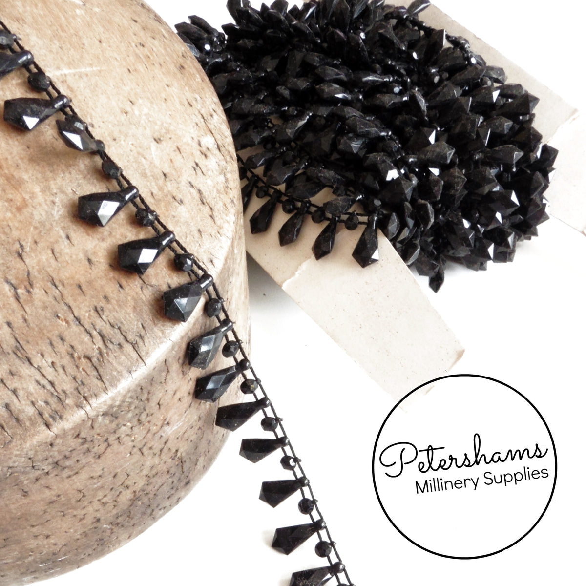 Vintage 1960s Acrylic Jewel Trim - 1m – Petershams Millinery Supplies