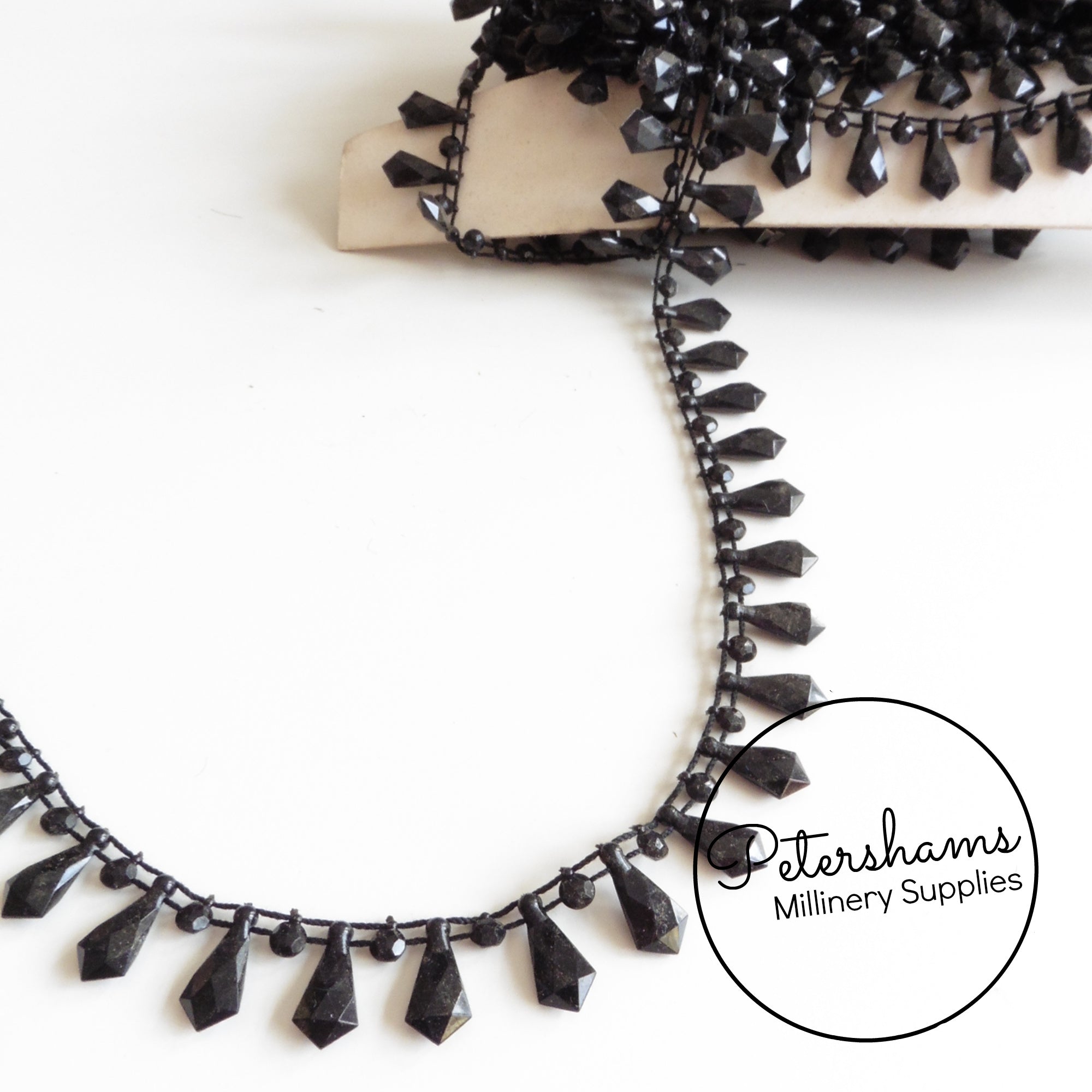 Vintage 1960s Acrylic Jewel Trim - 1m – Petershams Millinery Supplies